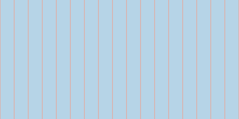 #6facd2 (50%), #eba393 vertical lines, two pixels wide, forty-five pixels apart