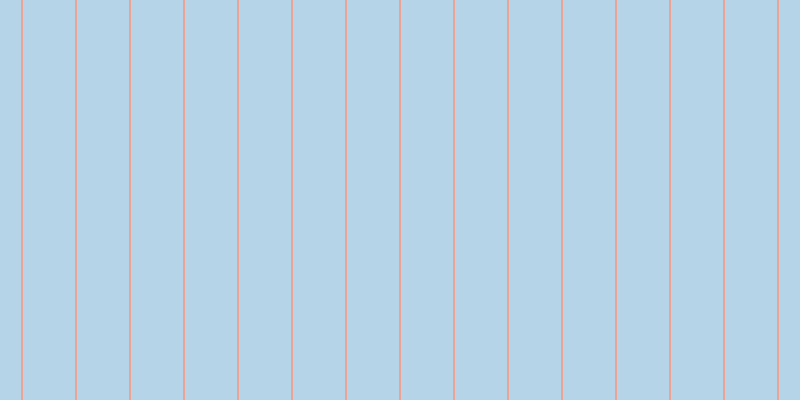 #6facd2 (50%), #eba393 vertical lines, two pixels wide, fifty-two pixels apart