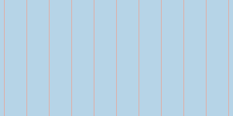 #6facd2 (50%), #eba393 vertical lines, two pixels wide, seventy-five pixels apart