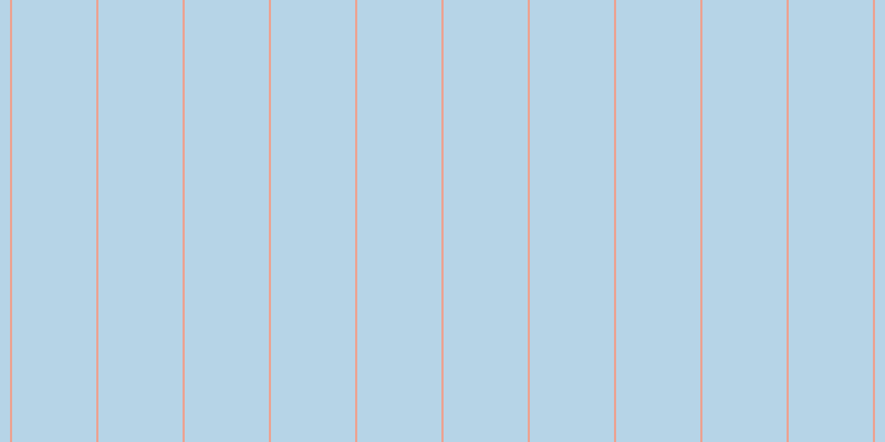 #6facd2 (50%), #eba393 vertical lines, two pixels wide, seventy-six pixels apart