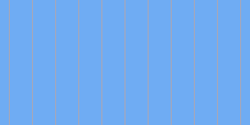 #6facf3, #caa393 vertical lines, two pixels wide, seventy-two pixels apart