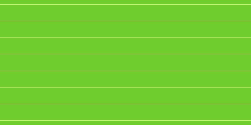 #6fcd2d, #fcd393 horizontal lines, one pixels wide, fifty-two pixels apart