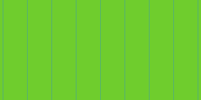 #6fcd2d, #46a393 vertical lines, two pixels wide, ninety-five pixels apart