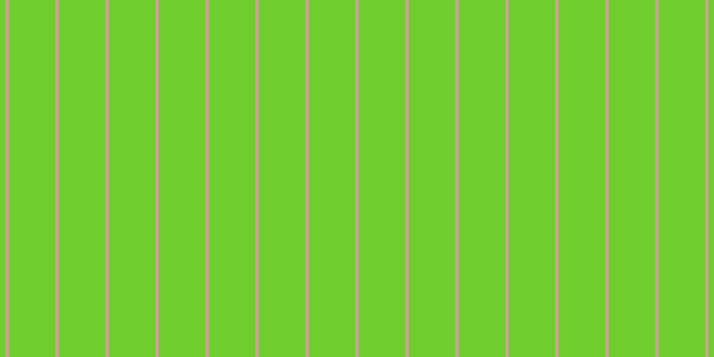 #6fcd2d, #caa393 vertical lines, four pixels wide, fifty-two pixels apart
