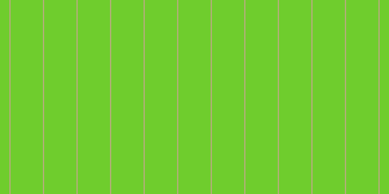 #6fcd2d, #caa393 vertical lines, two pixels wide, sixty-seven pixels apart