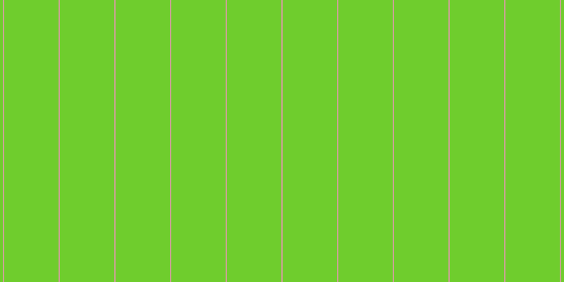 #6fcd2d, #caa393 vertical lines, two pixels wide, seventy-seven pixels apart