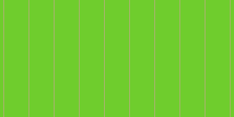 #6fcd2d, #caa393 vertical lines, two pixels wide, eighty-four pixels apart