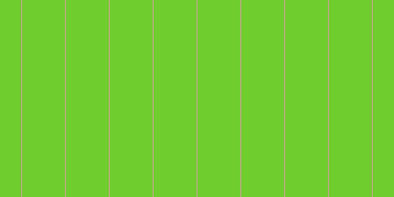 #6fcd2d, #caa393 vertical lines, two pixels wide, eighty-seven pixels apart