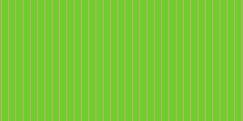 #6fcd2d, #eba393 vertical lines, two pixels wide, twenty-two pixels apart