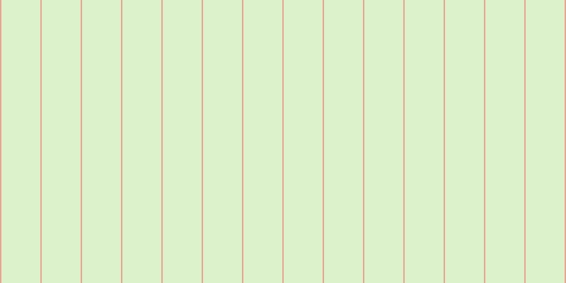 #6fcd2d (25%), #eba393 vertical lines, two pixels wide, fifty-five pixels apart