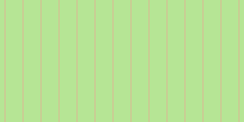 #6fcd2d (50%), #eba393 vertical lines, two pixels wide, fifty-seven pixels apart