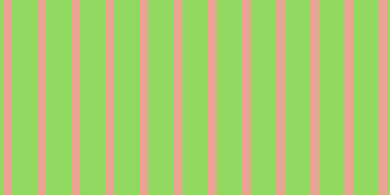 #6fcd2d (75%), #eba393 vertical lines, eighteen pixels wide, fifty-two pixels apart