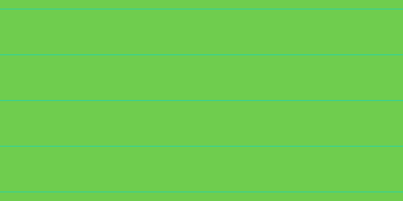 #6fcd4e, #36d393 horizontal lines, two pixels wide, eighty-nine pixels apart