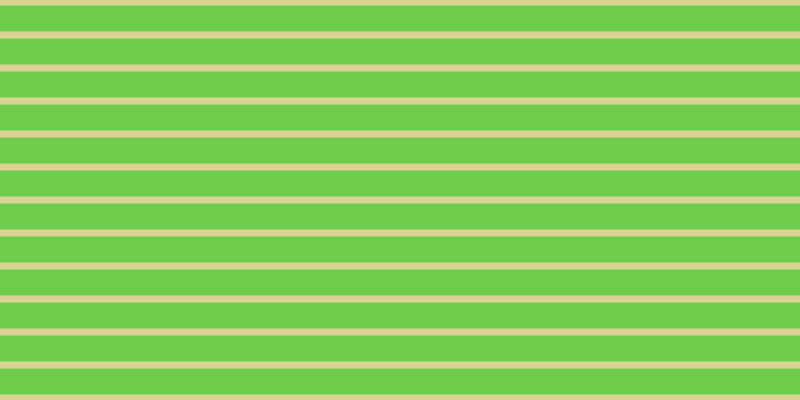 #6fcd4e, #dbd393 horizontal lines, seven pixels wide, twenty-six pixels apart