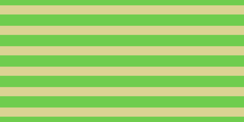 #6fcd4e, #dbd393 horizontal lines, thirty pixels wide, thirty-seven pixels apart