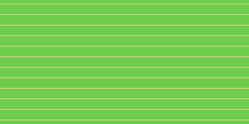 #6fcd4e, #fcd393 horizontal lines, two pixels wide, thirty-two pixels apart