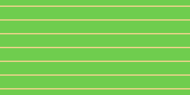 #6fcd4e, #fcd393 horizontal lines, five pixels wide, fifty-three pixels apart