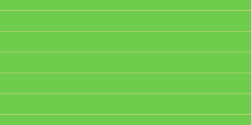 #6fcd4e, #fcd393 horizontal lines, two pixels wide, sixty-five pixels apart