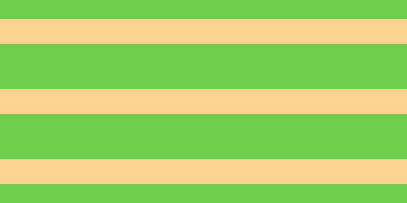 #6fcd4e, #fcd393 horizontal lines, forty-nine pixels wide, eighty-nine pixels apart