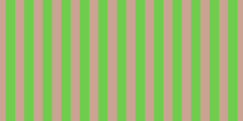 #6fcd4e, #caa393 vertical lines, thirty pixels wide, thirty-one pixels apart