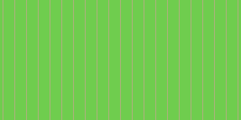 #6fcd4e, #caa393 vertical lines, two pixels wide, thirty-seven pixels apart