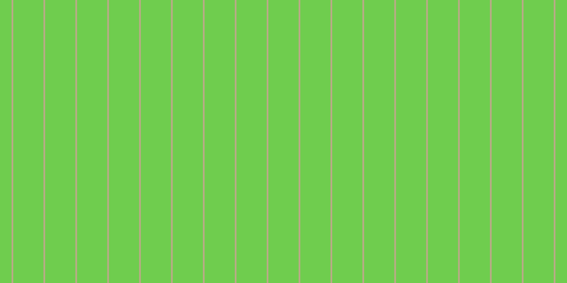 #6fcd4e, #caa393 vertical lines, two pixels wide, forty-three pixels apart