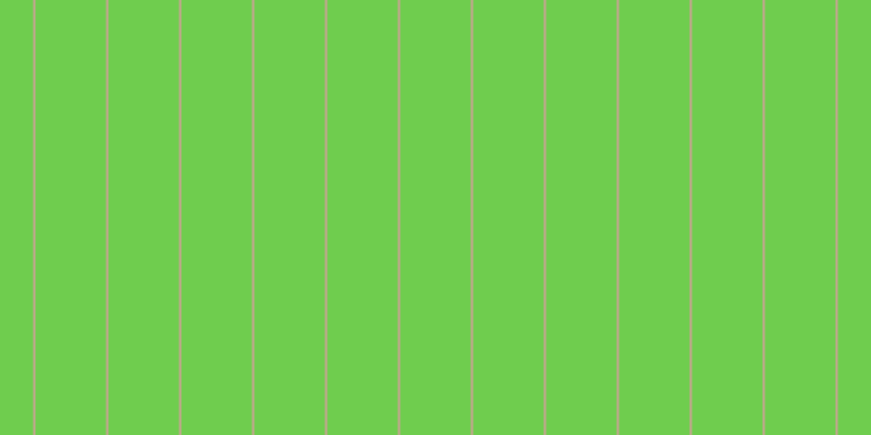 #6fcd4e, #caa393 vertical lines, two pixels wide, sixty-five pixels apart