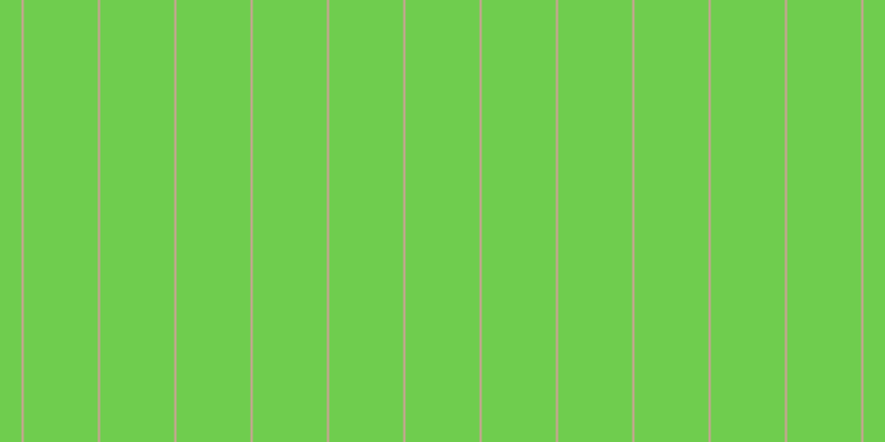 #6fcd4e, #caa393 vertical lines, two pixels wide, sixty-seven pixels apart