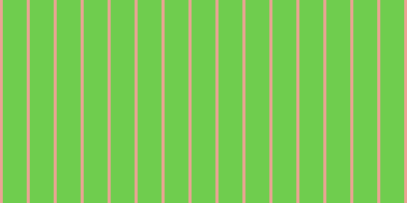 #6fcd4e, #eba393 vertical lines, six pixels wide, forty-seven pixels apart