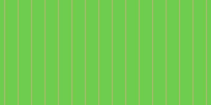 #6fcd4e, #eba393 vertical lines, two pixels wide, forty-nine pixels apart