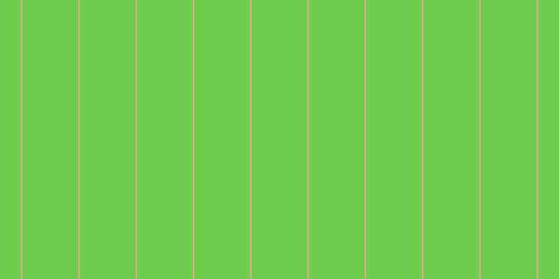 #6fcd4e, #eba393 vertical lines, two pixels wide, eighty pixels apart