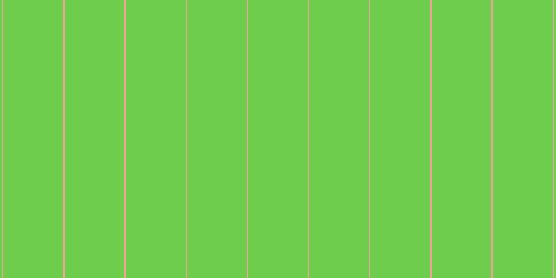 #6fcd4e, #eba393 vertical lines, two pixels wide, eighty-six pixels apart