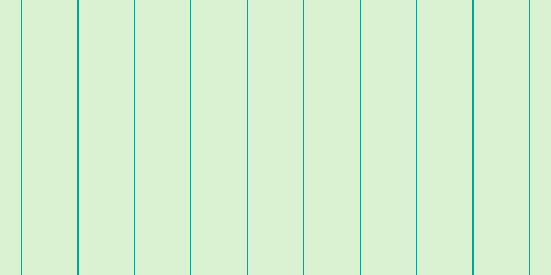 #6fcd4e (25%), #04a393 vertical lines, two pixels wide, eighty pixels apart
