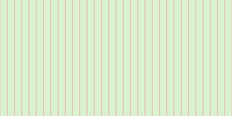 #6fcd4e (25%), #eba393 vertical lines, two pixels wide, twenty-three pixels apart
