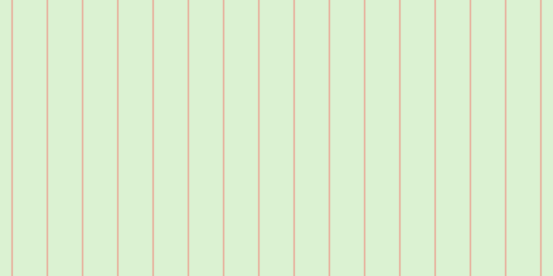 #6fcd4e (25%), #eba393 vertical lines, two pixels wide, forty-nine pixels apart