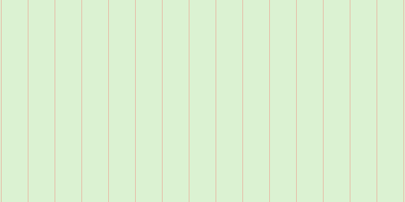 #6fcd4e (25%), #eba393 vertical lines, one pixels wide, fifty-two pixels apart