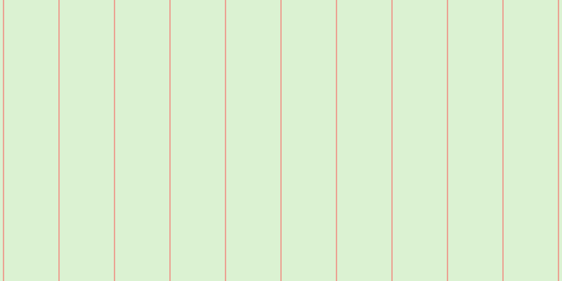 #6fcd4e (25%), #eba393 vertical lines, two pixels wide, seventy-seven pixels apart