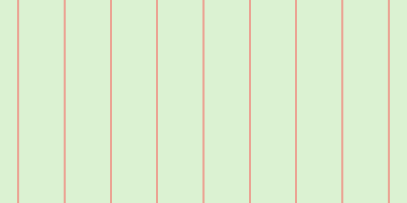 #6fcd4e (25%), #eba393 vertical lines, four pixels wide, eighty-seven pixels apart