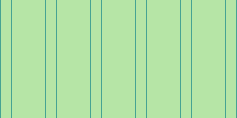 #6fcd4e (50%), #46a393 vertical lines, two pixels wide, thirty-six pixels apart