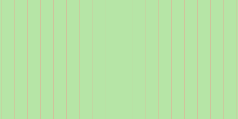 #6fcd4e (50%), #eba393 vertical lines, one pixels wide, forty-three pixels apart