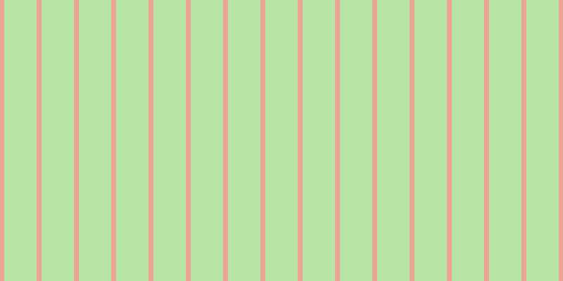 #6fcd4e (50%), #eba393 vertical lines, seven pixels wide, forty-six pixels apart