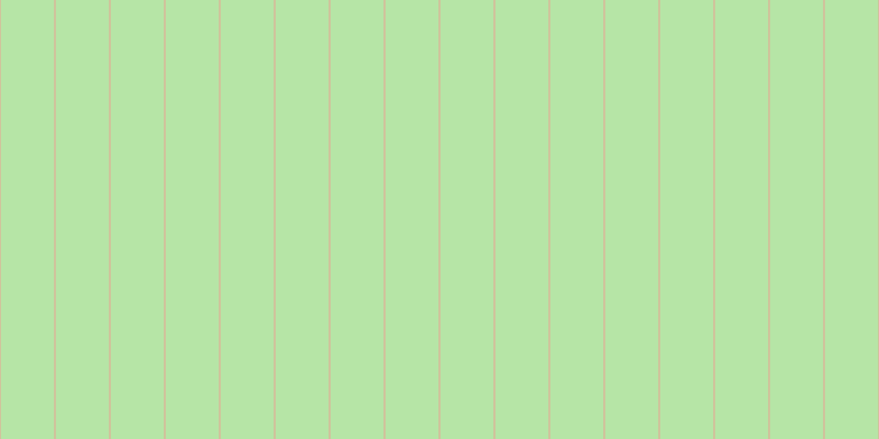 #6fcd4e (50%), #eba393 vertical lines, one pixels wide, forty-nine pixels apart