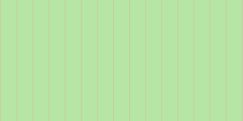 #6fcd4e (50%), #eba393 vertical lines, one pixels wide, fifty-two pixels apart