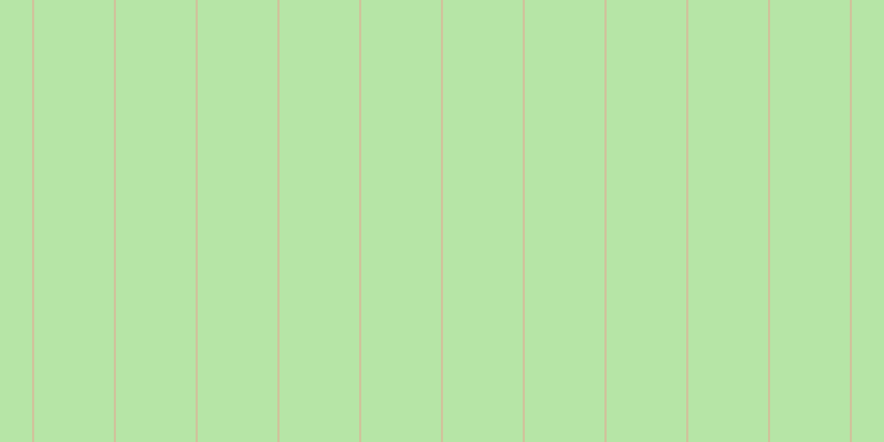 #6fcd4e (50%), #eba393 vertical lines, one pixels wide, seventy-three pixels apart