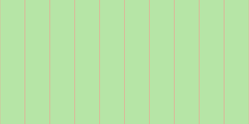 #6fcd4e (50%), #eba393 vertical lines, two pixels wide, seventy-eight pixels apart