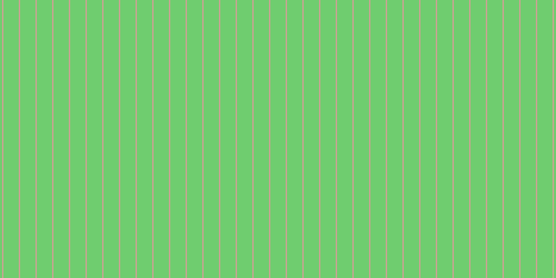 #6fcd6f, #caa393 vertical lines, two pixels wide, twenty-two pixels apart