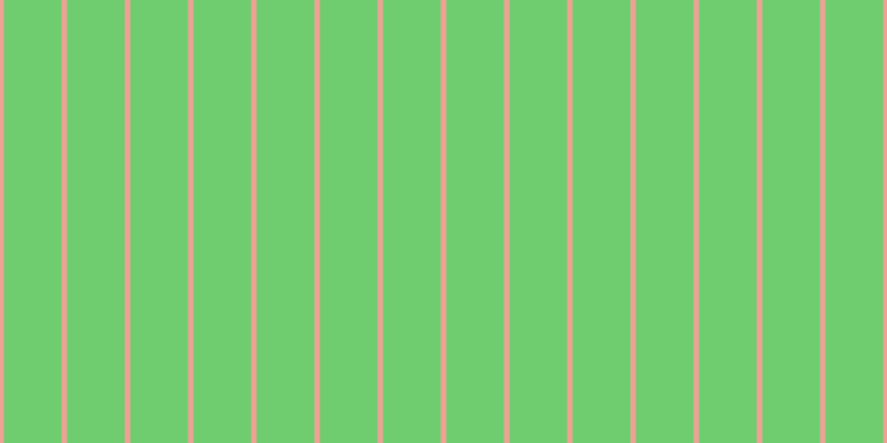 #6fcd6f, #eba393 vertical lines, five pixels wide, fifty-two pixels apart