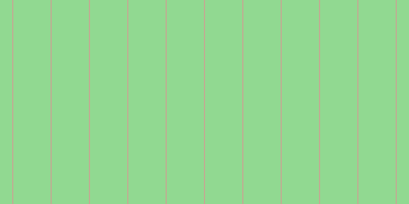 #6fcd6f (75%), #caa393 vertical lines, two pixels wide, seventy-three pixels apart
