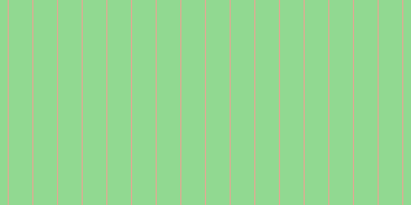 #6fcd6f (75%), #eba393 vertical lines, two pixels wide, forty-six pixels apart