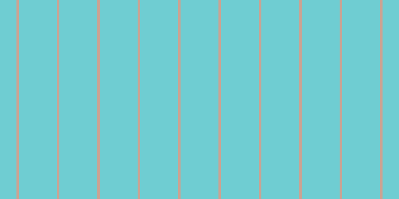 #6fcdd2, #caa393 vertical lines, five pixels wide, seventy-six pixels apart